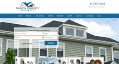 Desktop Screenshot of martinhomemanagement.com